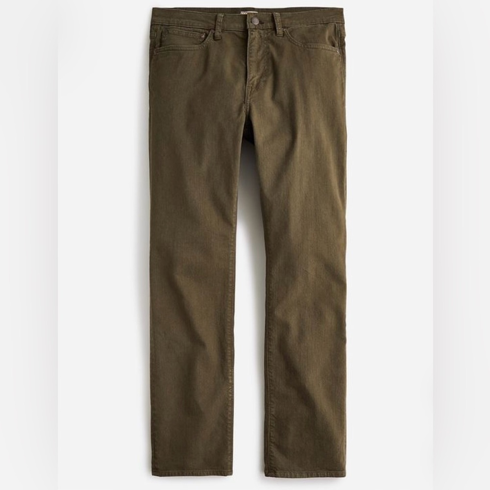 BRAND NEW J. Crew 770 Straight-fit garment-dyed five-pocket pant size 34/34